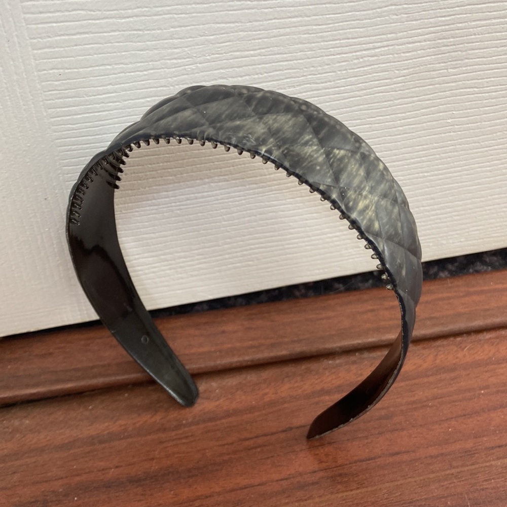 Womens black & gold headband